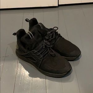 Black fashion sneakers